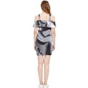 Stormtrooper Shoulder Frill Bodycon Summer Dress View2