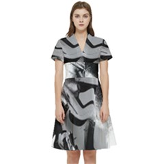Stormtrooper Short Sleeve Waist Detail Dress by Bakwanart