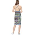 Arcade Game Retro Pattern Bodycon Cross Back Summer Dress View2