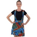 Gray Circuit Board Electronics Electronic Components Microprocessor Velvet Suspender Skater Skirt View1