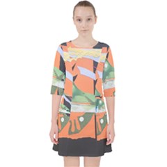 1 (209) Quarter Sleeve Pocket Dress by LeRoyJacks