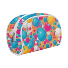 Circles Art Seamless Repeat Bright Colors Colorful Make Up Case (small) by 99art