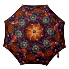 Flower Blossoms Petals Blooms Hook Handle Umbrellas (medium) by 99art