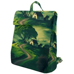 Landscape Scenery Nature Artwork Flap Top Backpack by 99art