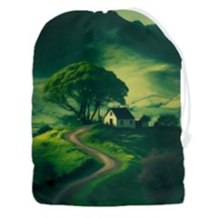 Landscape Scenery Nature Artwork Drawstring Pouch (3xl) by 99art
