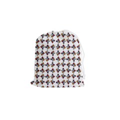 Mixed Abstract Colors Pattern Drawstring Pouch (small) by dflcprintsclothing