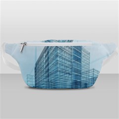 Architecture Blue Drawing Engineering City Modern Building Exterior Waist Bag  by 99art