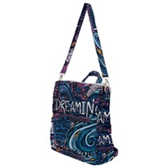 Graffiti Art Psychedelic Art Graphic Design Modern Art Crossbody Backpack by 99art