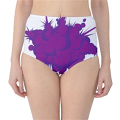 Explosion-firecracker-pyrotechnics Classic High-waist Bikini Bottoms by 99art