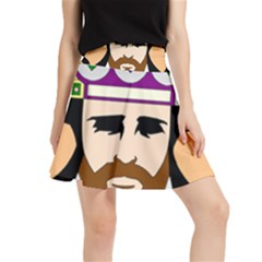 Comic-characters-eastern-magi-sages Waistband Skirt by 99art