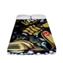 Scooter-motorcycle-boot-cartoon-vector Fitted Sheet (Full/ Double Size) View1