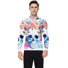 Day Of The Dead Skull Art Men s Long Sleeve Rash Guard by 99art