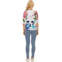 Day Of The Dead Skull Art Lightweight Drawstring Hooded Top View4