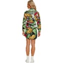 Scooter-motorcycle-graffiti Womens Long Sleeve Shirt Dress View4