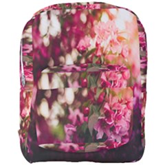 Pink Flower Full Print Backpack by artworkshop