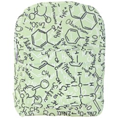 Multicolored Chemical Bond Illustration Chemistry Formula Science Full Print Backpack by Cowasu