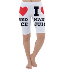 I Love Mango Juice  Cropped Leggings  by ilovewhateva