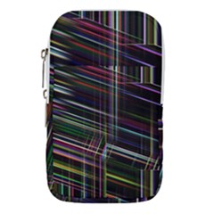 False Prismatic Black Background Waist Pouch (small) by Bangk1t