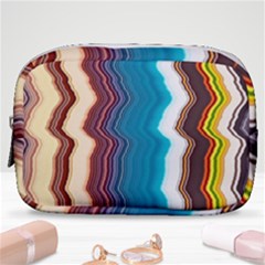 Line Vertical Lines Color Lines Make Up Pouch (small) by Bangk1t