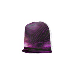 Pink Storm Pink Lightning Drawstring Pouch (xs) by Bangk1t