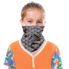 Structure Pattern Texture Hive Face Covering Bandana (kids) by Bangk1t