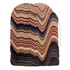 Jagged Pink Amplitude Waves Drawstring Pouch (3xl) by Bangk1t