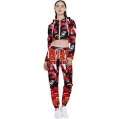 Carlos Sainz Cropped Zip Up Lounge Set by Boster123