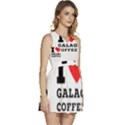 I love galao coffee Sleeveless High Waist Mini Dress View3