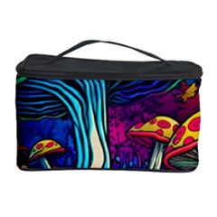 Mushrooms Fungi Psychedelic Cosmetic Storage Case by Ndabl3x