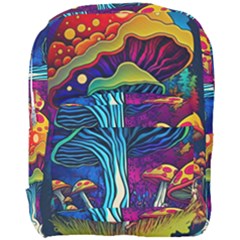 Mushrooms Fungi Psychedelic Full Print Backpack by Ndabl3x