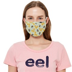 Honey Bee Bees Pattern Cloth Face Mask (adult) by Ndabl3x