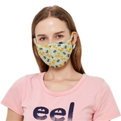 Honey Bee Bees Pattern Crease Cloth Face Mask (adult) by Ndabl3x