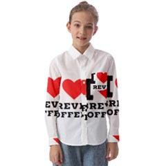 I Love Breve Coffee Kids  Long Sleeve Shirt by ilovewhateva