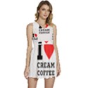 I love cream coffee Sleeveless High Waist Mini Dress View1