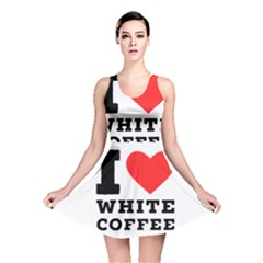 I Love White Coffee Reversible Skater Dress by ilovewhateva