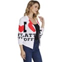 I love latte coffee Women s Casual 3/4 Sleeve Spring Jacket View3
