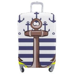Anchor-background-design Luggage Cover (medium) by Wav3s