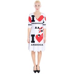 I Love Ambrosia Wrap Up Cocktail Dress by ilovewhateva
