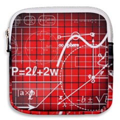 Geometry Mathematics Cube Mini Square Pouch by Ndabl3x