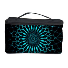 Ornament District Turquoise Cosmetic Storage Case by Ndabl3x