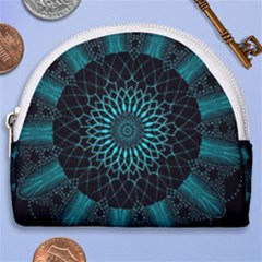 Ornament District Turquoise Horseshoe Style Canvas Pouch by Ndabl3x