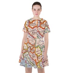 Map Europe Globe Countries States Sailor Dress by Ndabl3x