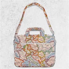 Map Europe Globe Countries States Macbook Pro 13  Shoulder Laptop Bag  by Ndabl3x