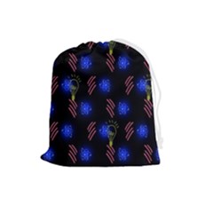 Background Pattern Graphic Drawstring Pouch (large) by Vaneshop