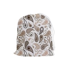 Paisley Pattern Background Graphic Drawstring Pouch (large) by Vaneshop