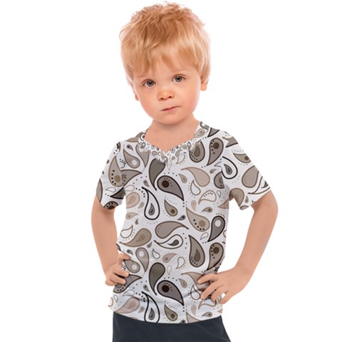 Paisley Pattern Background Graphic Kids  Sports Tee by Vaneshop