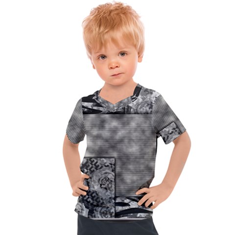 Background Pattern Geometric Design Kids  Sports Tee by Vaneshop