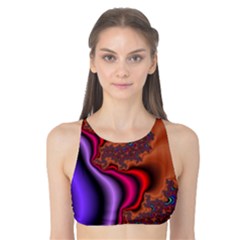 Colorful Piece Abstract Tank Bikini Top by Vaneshop