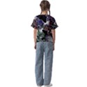 Piece Graphic Kids  Cuff Sleeve Scrunch Bottom Tee View2