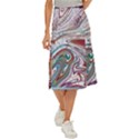 Abstract Background Ornamental Midi Panel Skirt View1